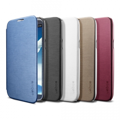 Spigen Galaxy Note 2 Case Ultra Flip Metallic
