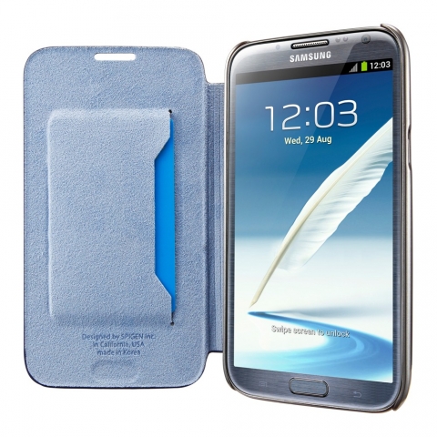 Spigen Galaxy Note 2 Case Ultra Flip Metallic