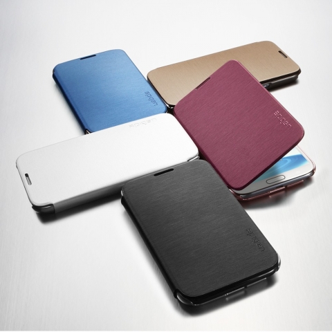 Spigen Galaxy Note 2 Case Ultra Flip Metallic