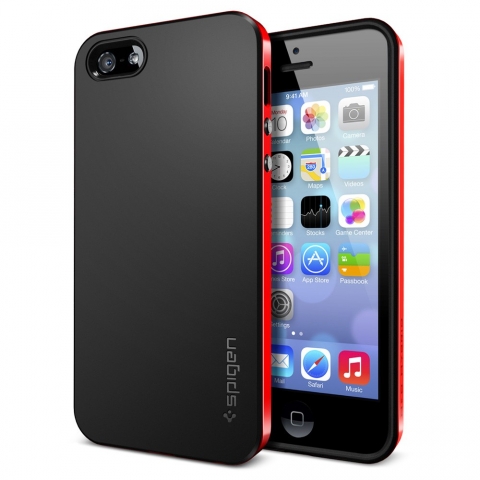 Spigen iPhone 5 / 5S Case Neo Hybrid-Dante Red