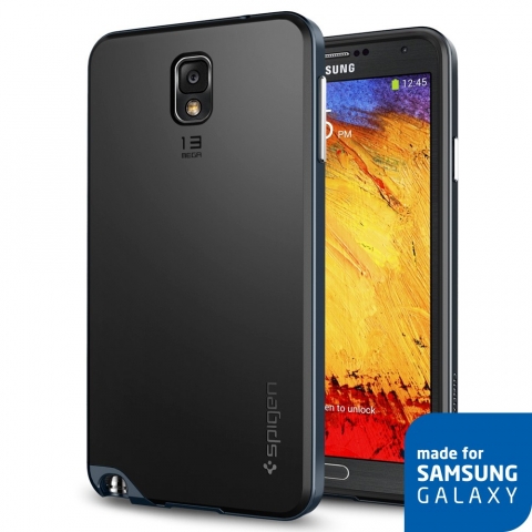Spigen Galaxy Note 3 Case Neo Hybrid-Metal Slate