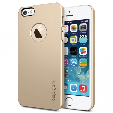 Spigen iPhone 5S / 5 Case Ultra Thin Air A-Champagne Gold