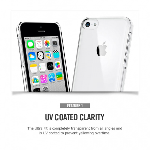 Spigen iPhone 5C Case Ultra Thin Air Renksiz