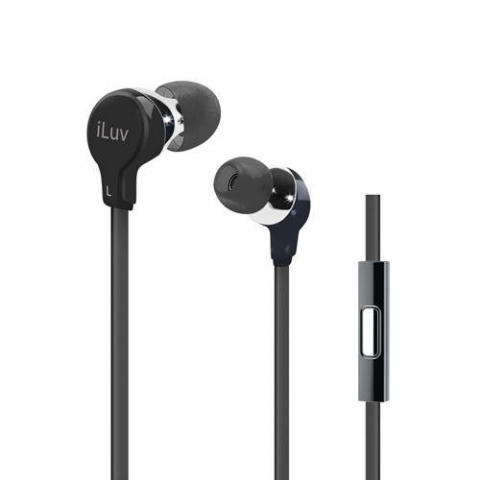 iLuv Twisted Taffy Premium Kulaklk - SpeakEZ Remote - Siyah