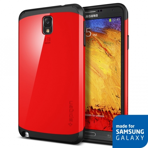 Spigen Galaxy Note 3 Case Slim Armor-Dante Red