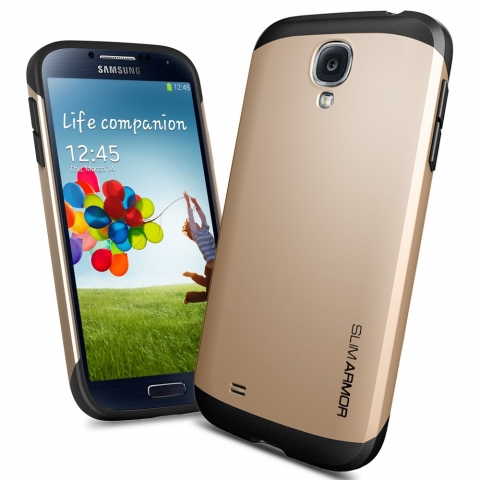 Spigen Samsung Galaxy S4 Case Slim Armor-Champagne Gold