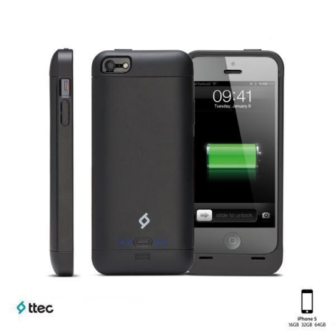 Ttec Caffeine �arj K�l�f� iPhone 5 -Siyah
