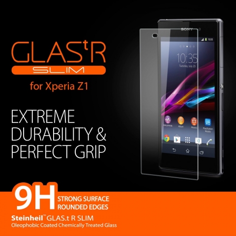 Spigen Sony Xperia Z1 Screen Protector GLAS.tR SLIM Cam Ekran Koruyucu