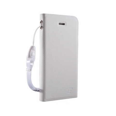 Element Case Soft-Tec Wallet for Apple iPhone 5/5S-Beyaz-Gri