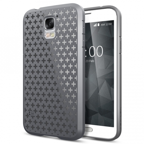 Spigen Samsung Galaxy S5 Case Ultra Fit Capsule-Gray