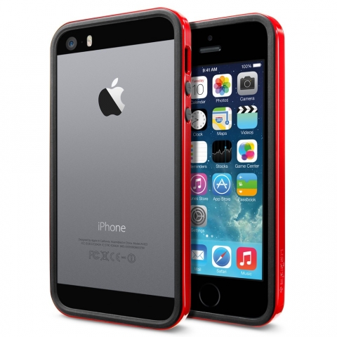 Spigen iPhone 5 / 5S Case Neo Hybrid EX -Dante Red