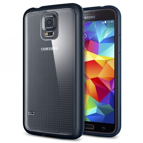 Spigen Samsung Galaxy S5 Case Ultra Hybrid-Metal Slate