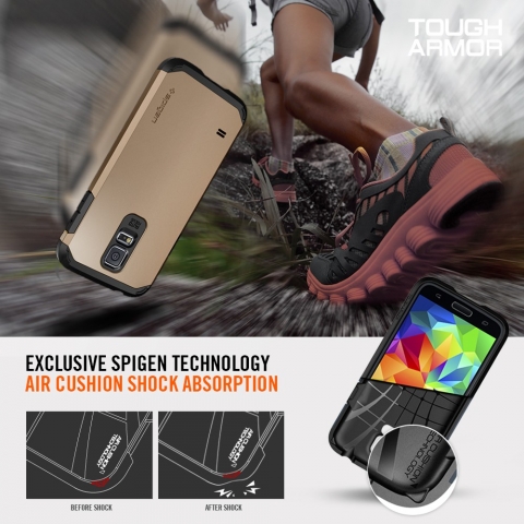 Spigen Galaxy S5 Case Tough Armor