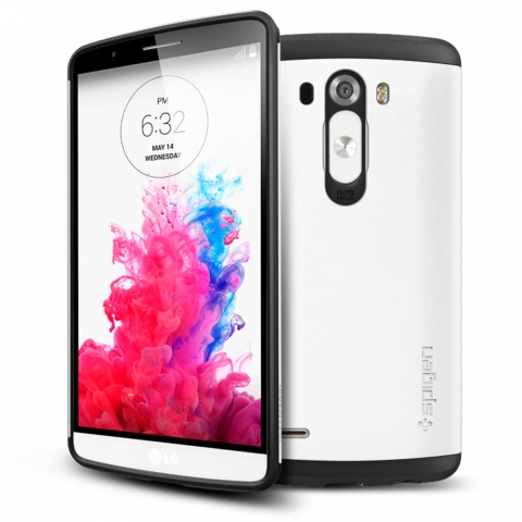 Spigen LG G3 Case Slim Armor-Shimerry White