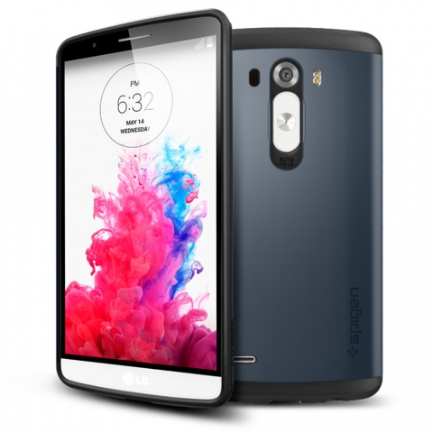 Spigen LG G3 Case Slim Armor-Metal Slate