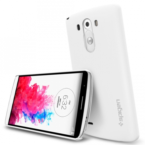 Spigen LG G3 Case Ultra Fit-Shimmery White