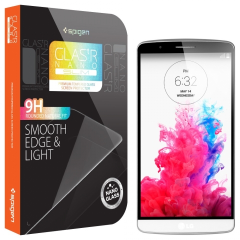 Spigen LG G3 Screen Protector GLAS.tR NANO SLIM