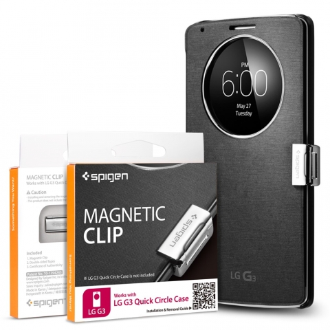 Spigen LG G3 Magnetic Clip for Original Quick Circle Case