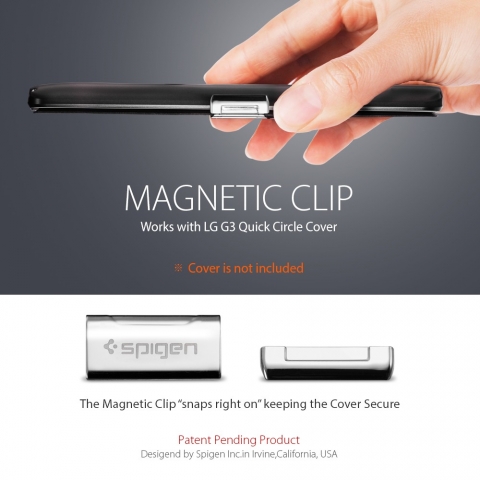 Spigen LG G3 Magnetic Clip for Original Quick Circle Case