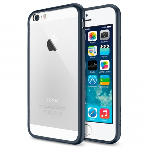 Spigen iPhone 6/6S Case Ultra Hybrid Klf -Metal Slate