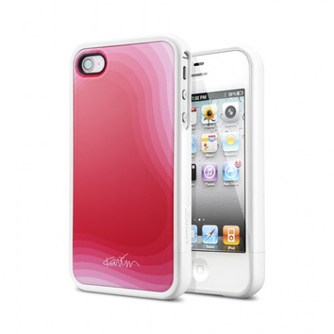 Spigen iPhone 4 / 4S Linear Collaboration Karim Rashid Blobism-Pink
