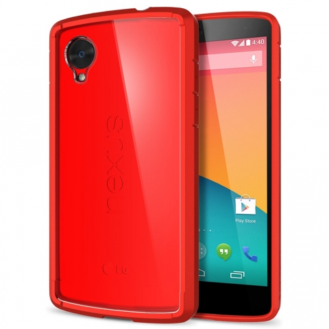 Spigen Nexus 5 Case Ultra Hybrid-Bright Red