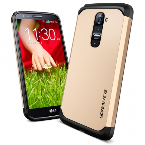 Spigen LG G2 Case Slim Armor-Champagne Gold