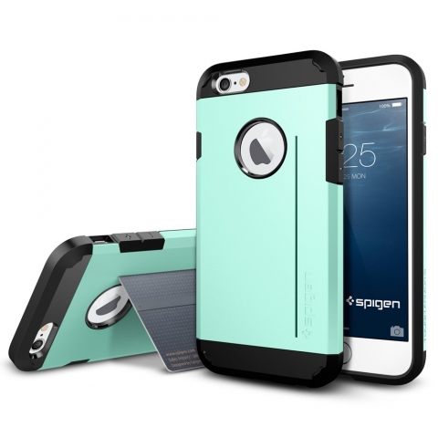 Spigen iPhone 6 Case Tough Armor S (4.7)-Mint