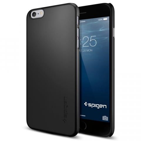 Spigen iPhone 6S / 6 Plus Thin Fit Klf-Smooth Black