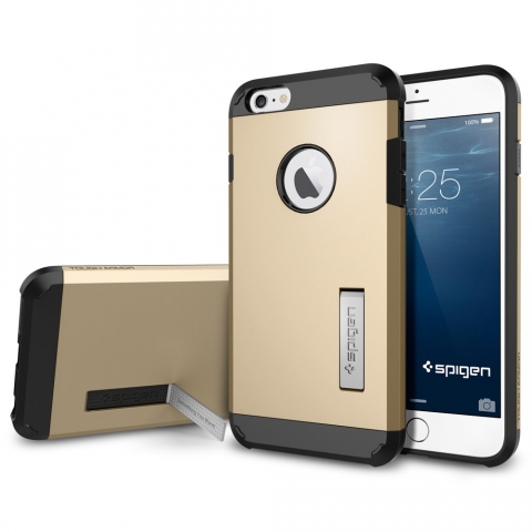 Spigen iPhone 6S Plus / 6 Plus Tough Armor Klf-Champagne Gold
