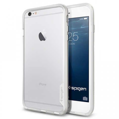 Spigen iPhone 6 Plus Case Neo Hybrid EX Klf ereve-Satin Silver