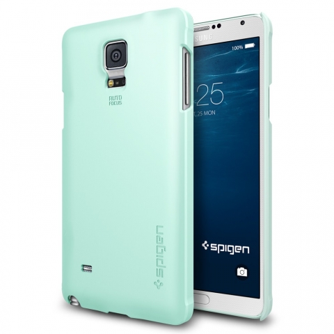 Spigen Galaxy Note 4 Case Thin Fit Klf Kapak-Mint