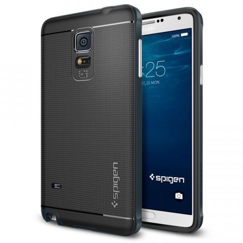 Spigen Galaxy Note 4 Case Neo Hybrid-Metal Slate