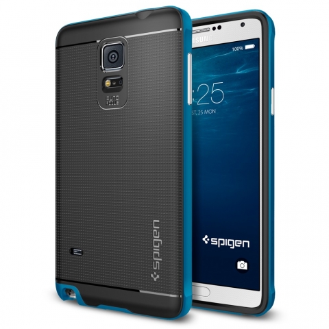 Spigen Galaxy Note 4 Case Neo Hybrid-Electric Blue