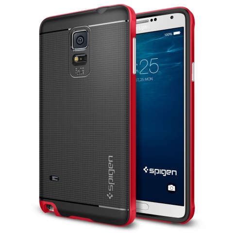 Spigen Galaxy Note 4 Case Neo Hybrid-Electric Red