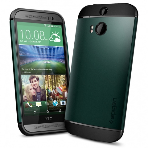 Spigen HTC One (M8) Case Slim Armor-Mint