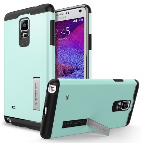 Spigen Galaxy Note 4 Case Slim Armor-Mint