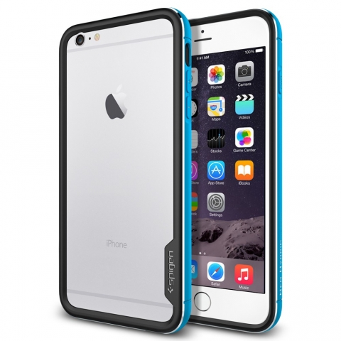 Spigen iPhone 6 Plus Case Neo Hybrid EX Metal ereve-Metallic Blue