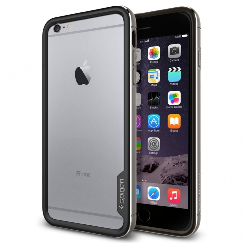 Spigen iPhone 6 Plus Case Neo Hybrid EX Metal ereve-Space Gray