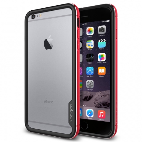 Spigen iPhone 6 Plus Case Neo Hybrid EX Metal ereve-Metallic Red