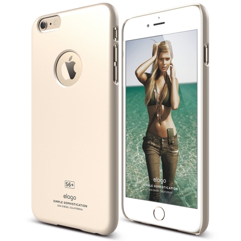 elago S6+ iPhone 6 Plus Slim Fit 1 Klf + HD Ekran Koruyucu-Altn