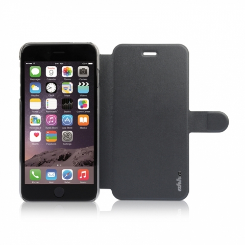 ahha iPhone 6 Plus SYKES BASIC ift Renk Kapakl Klf (Space Grey/Ocean Blue)