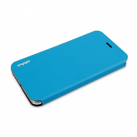 ahha iPhone 6 Plus SYKES BASIC ift Renk Kapakl Klf (Space Grey/Ocean Blue)