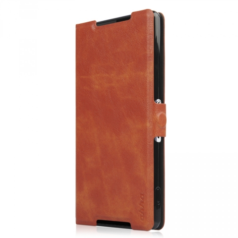 ahha Sony Xperia Z2 KIM Kapak Klf-Canl Turuncu