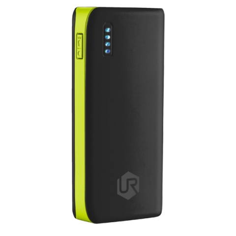 URBAN REVOLT Powerbank 4400mAh Tanabilir arj Cihaz (Siyah/Sar)