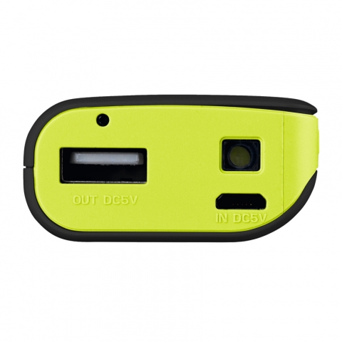 URBAN REVOLT Powerbank 4400mAh Tanabilir arj Cihaz (Siyah/Sar)