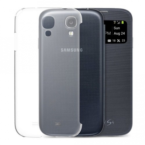 Spigen Samsung Galaxy S4 Case Flip Mate-Soft Clear