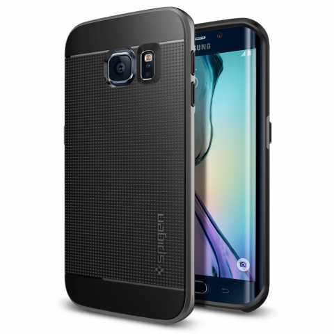Spigen Galaxy S6 Edge Case Neo Hybrid-Gun Metal