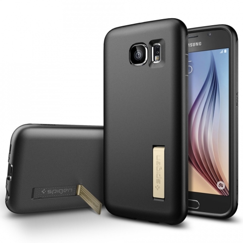 Spigen Galaxy S6 Capsule Solid Klf-Black