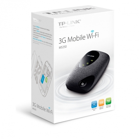 TP-LINK M5250 3G Mobil KABLOSUZ Ta��nabilir 3G Wi-Fi